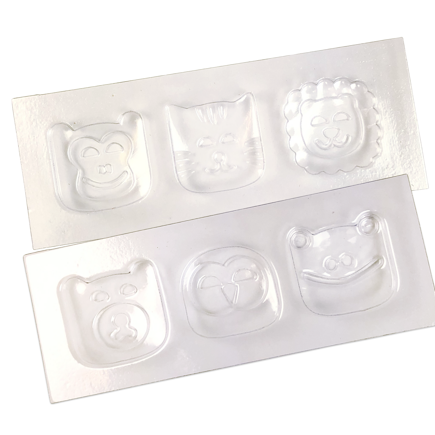 Schokoladenformen-Set mit 2 Formen und 6 Designs inspiriert von der Tierwelt