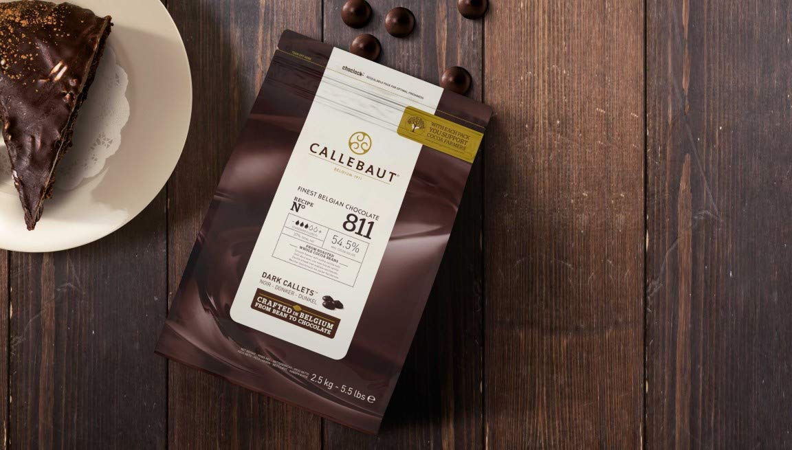 Callebaut Select Dark 54,5 % Schokolade 811 Callets 2,5 kg