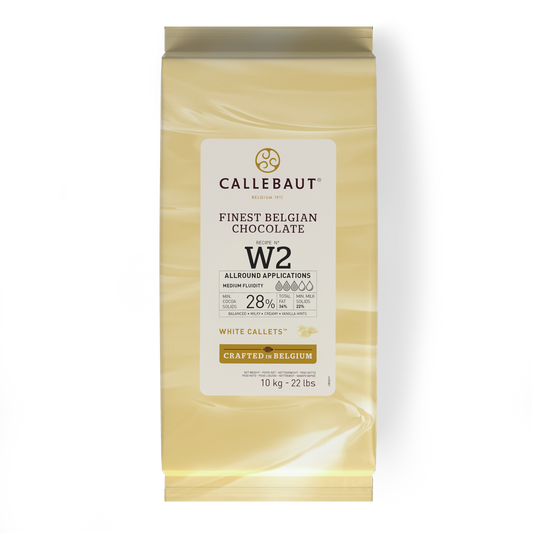 Callebaut W2 White Chocolate Couverture Callets 10 kg
