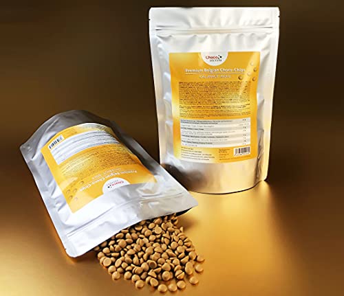 Callebaut Gold 30,4 % feinste belgische Karamell-Schokoladenstückchen 1 kg, im wiederverschließbaren Beutel
