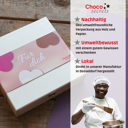 Schoko Herzen Box - Für Dich -